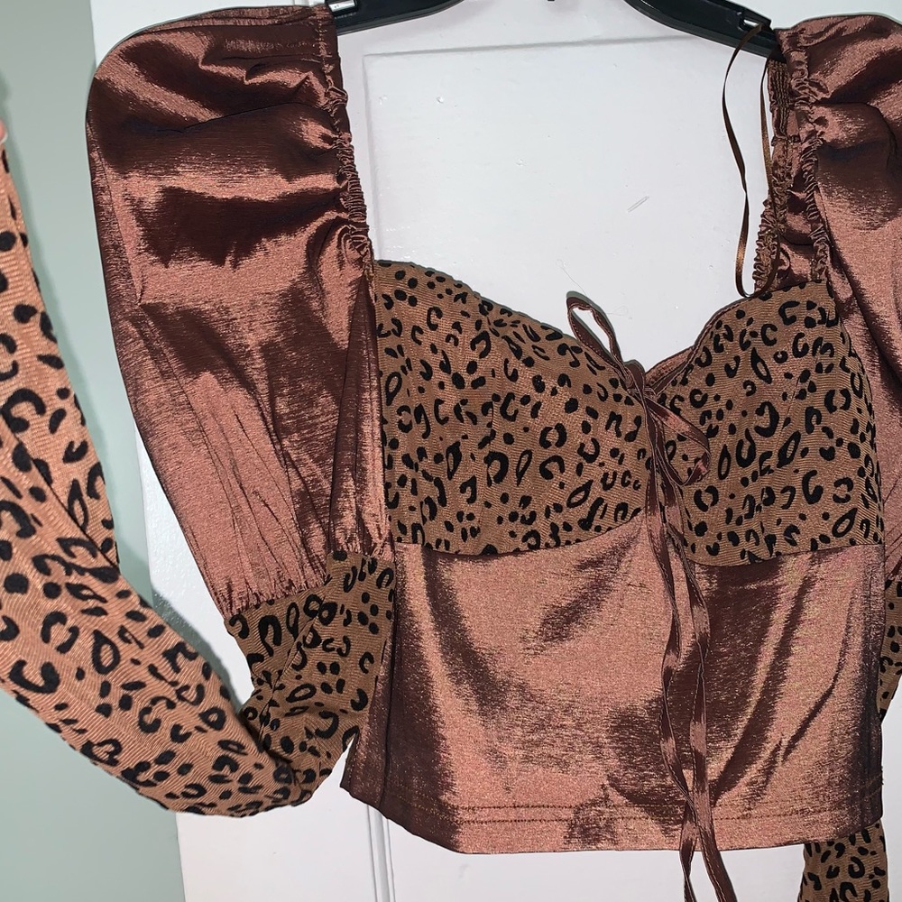 Leopard Print Blouse - Picture 4 of 6
